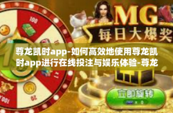尊龙凯时app-如何高效地使用尊龙凯时app进行在线投注与娱乐体验-尊龙凯时app