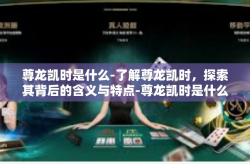 尊龙凯时是什么-了解尊龙凯时，探索其背后的含义与特点-尊龙凯时是什么