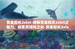 赏金船长2slot-揭秘赏金船长2slot之魅力，探索其独特之处-赏金船长2slot