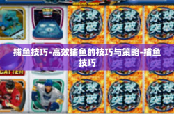 捕鱼技巧-高效捕鱼的技巧与策略-捕鱼技巧