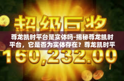 尊龙凯时平台是实体吗-揭秘尊龙凯时平台，它是否为实体存在？尊龙凯时平台是实体吗