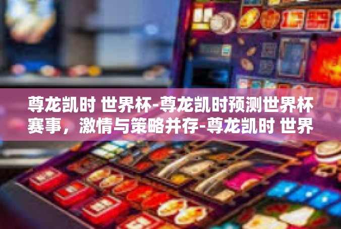 尊龙凯时 世界杯-尊龙凯时预测世界杯赛事，激情与策略并存-尊龙凯时 世界杯
