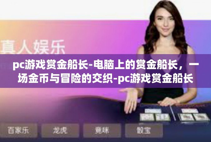 pc游戏赏金船长-电脑上的赏金船长，一场金币与冒险的交织-pc游戏赏金船长